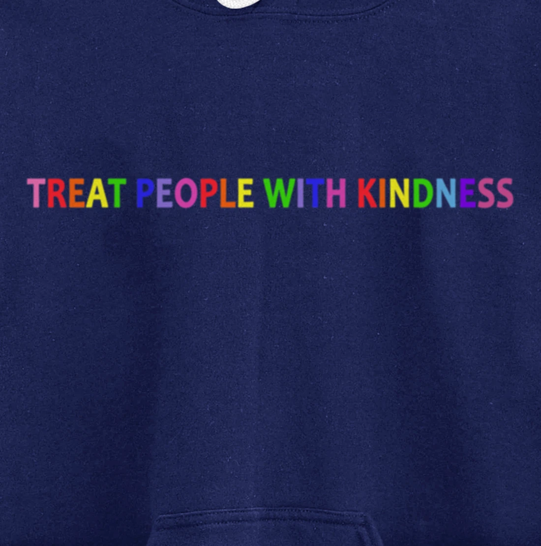Treat People with Kindness Queer LGBTQ+ Love Equality Bi Pullover Hoodie