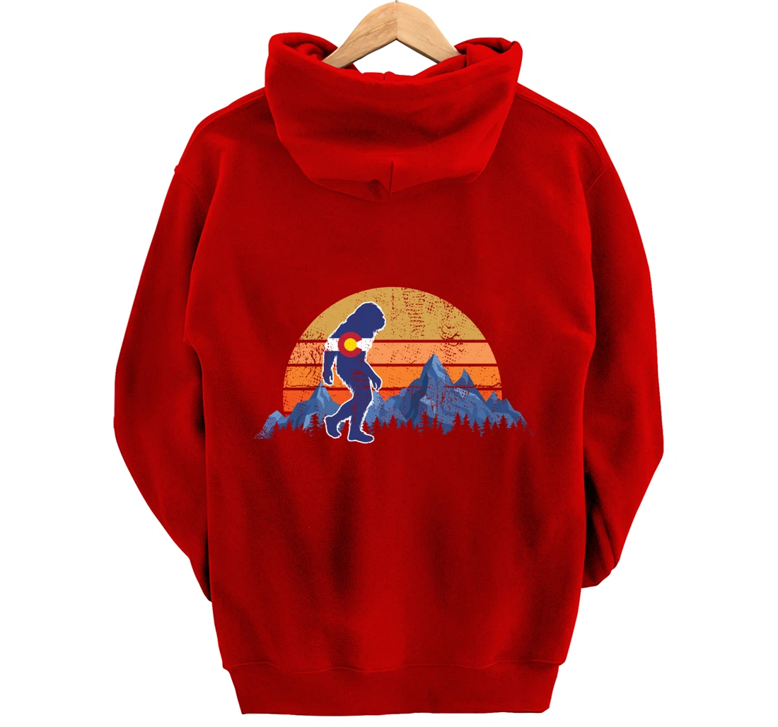 Colorado Flag Mountain State USA America Patriot Home Denver Pullover Hoodie