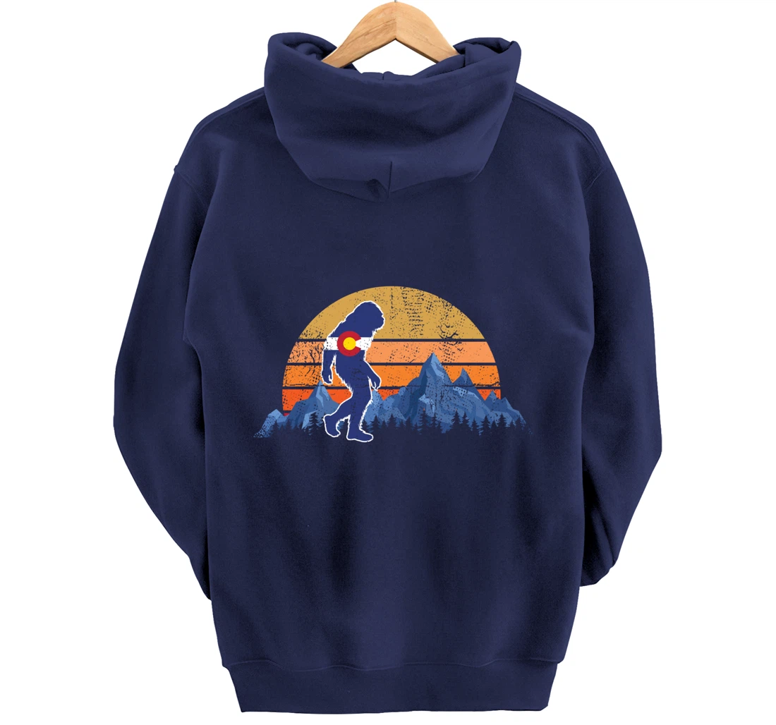 Colorado Flag Mountain State USA America Patriot Home Denver Pullover Hoodie