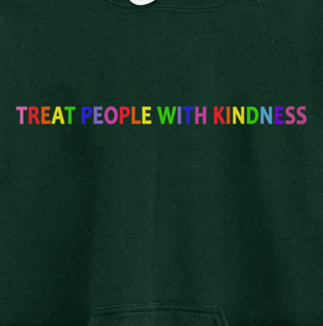 Treat People with Kindness Queer LGBTQ+ Love Equality Bi Pullover Hoodie