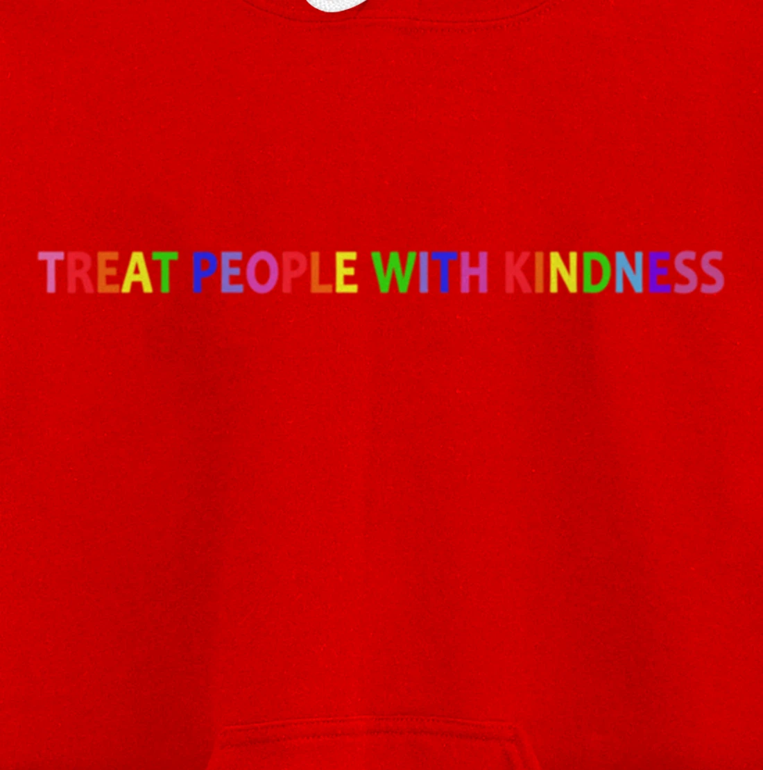 Treat People with Kindness Queer LGBTQ+ Love Equality Bi Pullover Hoodie