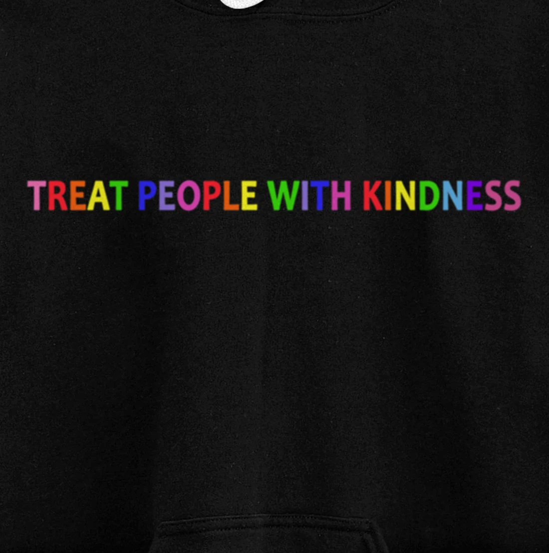 Treat People with Kindness Queer LGBTQ+ Love Equality Bi Pullover Hoodie