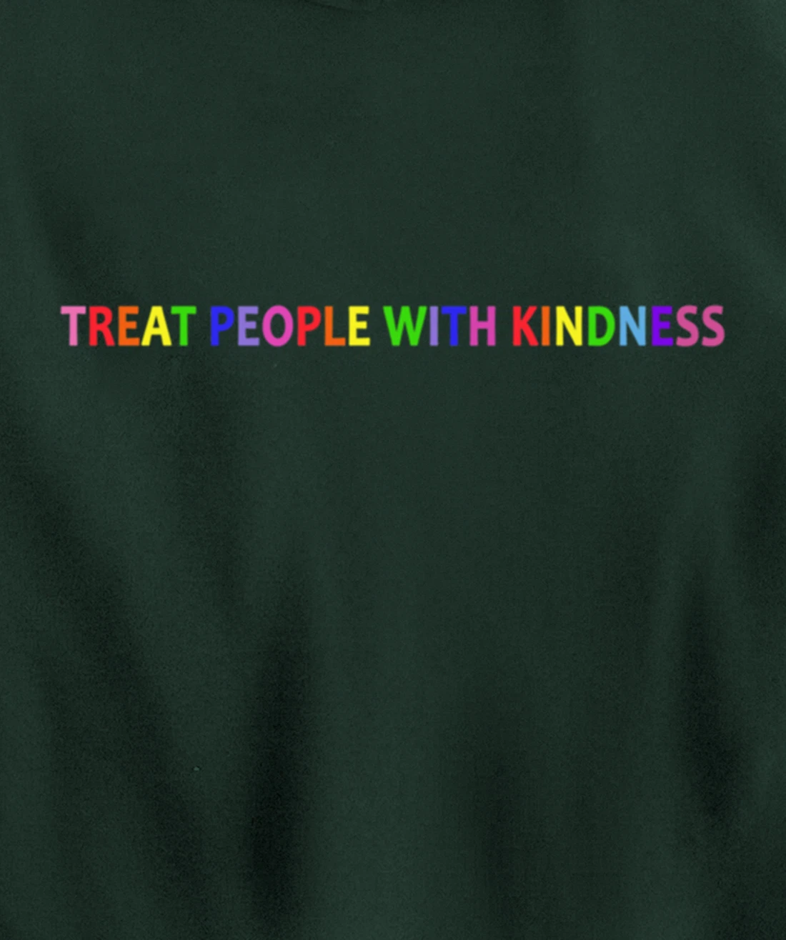 Treat People with Kindness Queer LGBTQ+ Love Equality Bi Pullover Hoodie