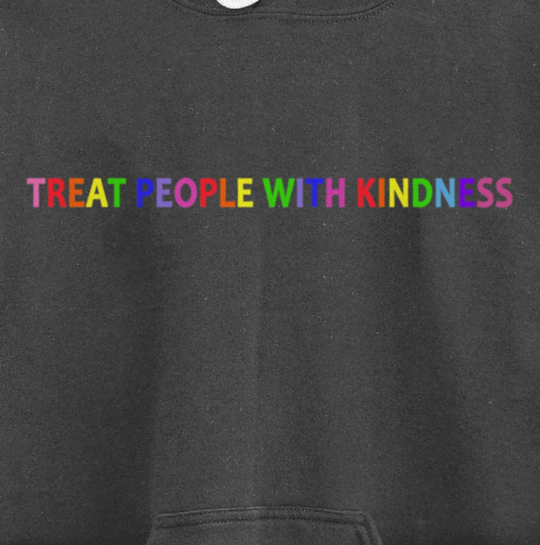 Treat People with Kindness Queer LGBTQ+ Love Equality Bi Pullover Hoodie