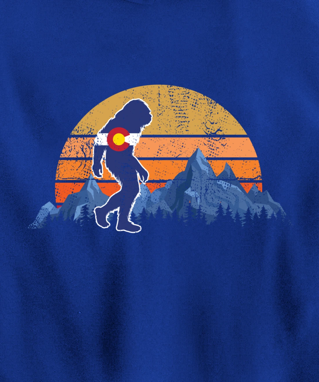 Colorado Flag Mountain State USA America Patriot Home Denver Pullover Hoodie