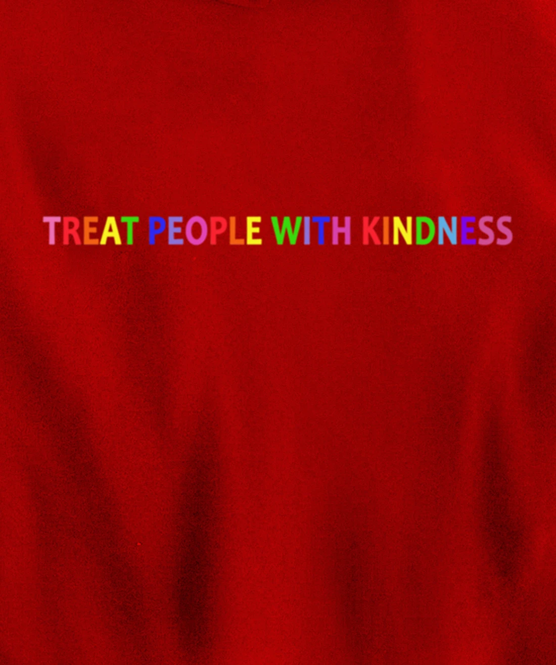 Treat People with Kindness Queer LGBTQ+ Love Equality Bi Pullover Hoodie