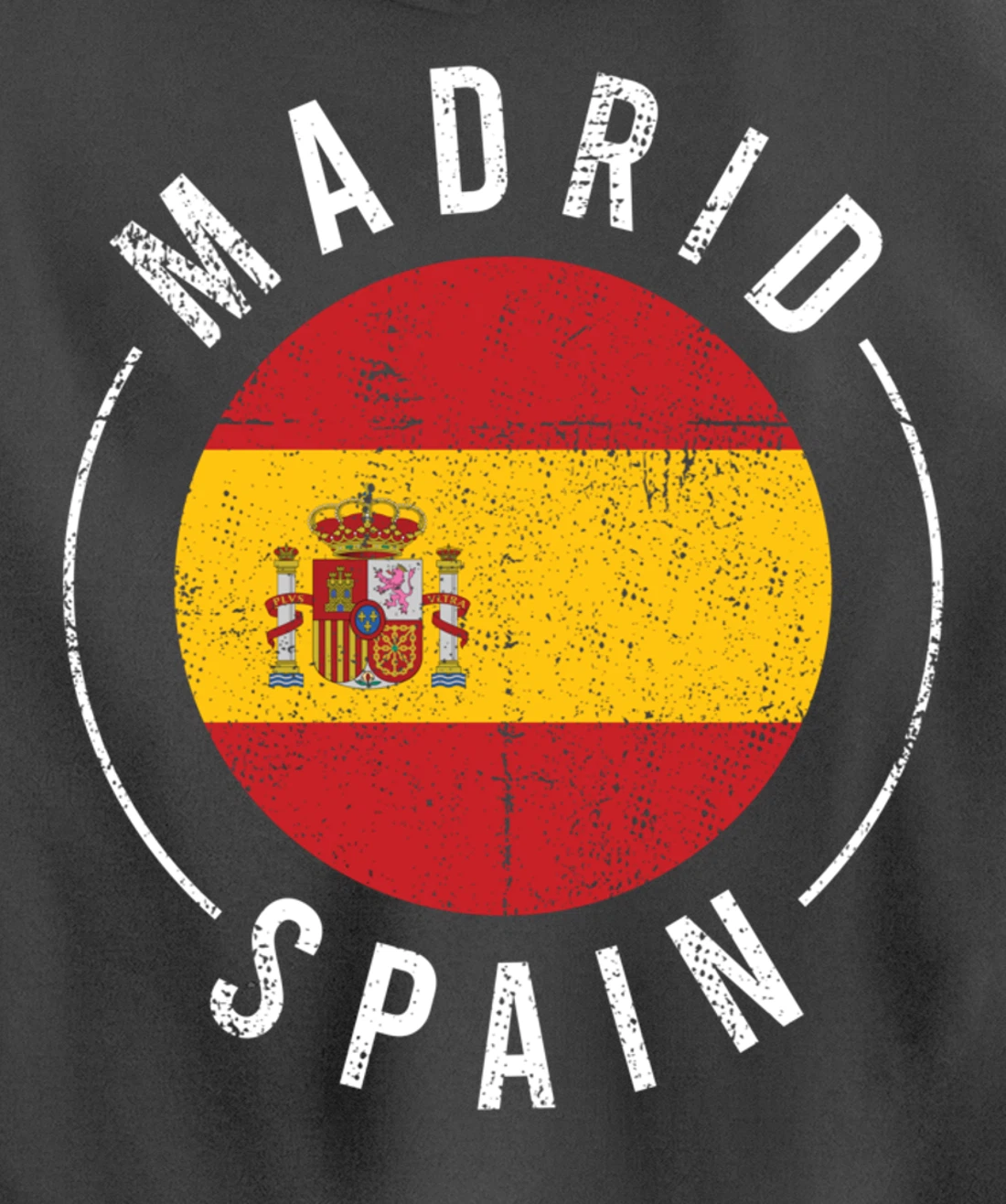 Madrid Spain - Spanish Heritage Europe Roots España Pullover Hoodie