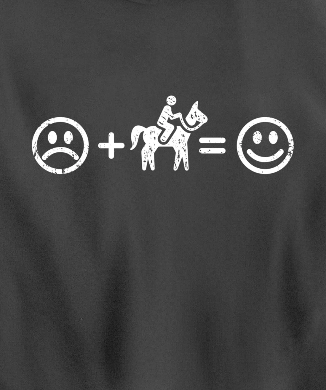 Horse-back Riding Makes Happy Equestrian Gift Horse Lover Pullover Hoodie