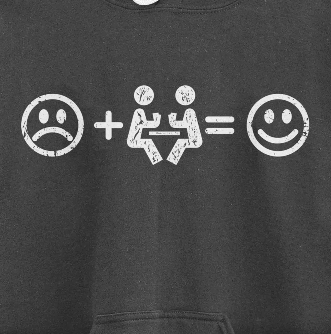 Poker Makes Happy Fun Gift Poker Player Card-Lover Men Women Pullover Hoodie