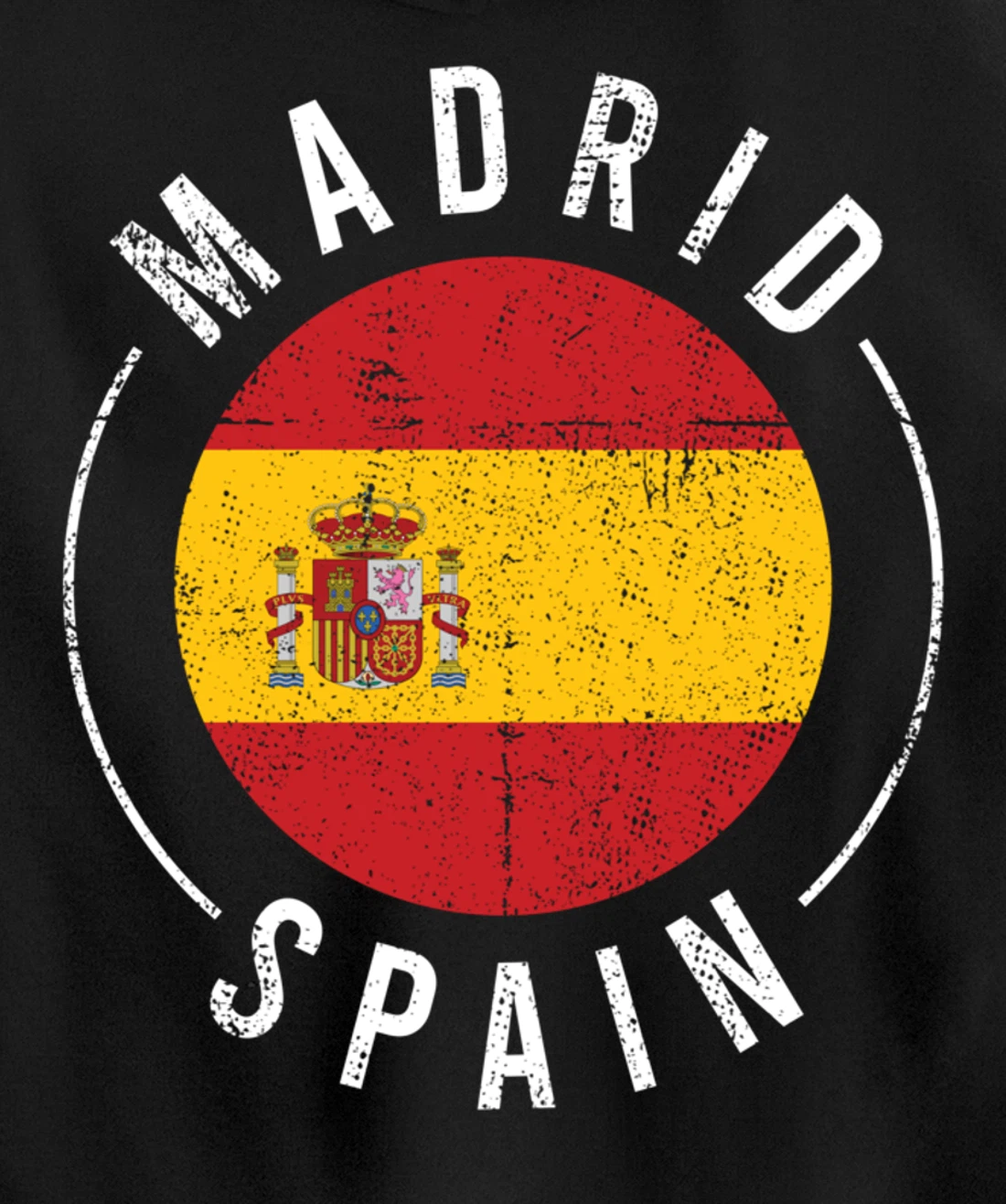 Madrid Spain - Spanish Heritage Europe Roots España Pullover Hoodie