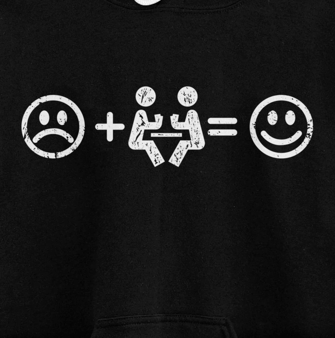 Poker Makes Happy Fun Gift Poker Player Card-Lover Men Women Pullover Hoodie