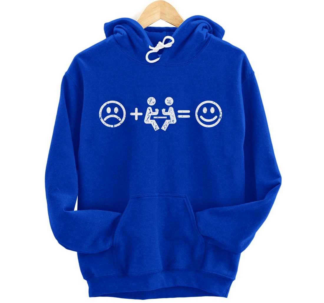 Poker Makes Happy Fun Gift Poker Player Card-Lover Men Women Pullover Hoodie