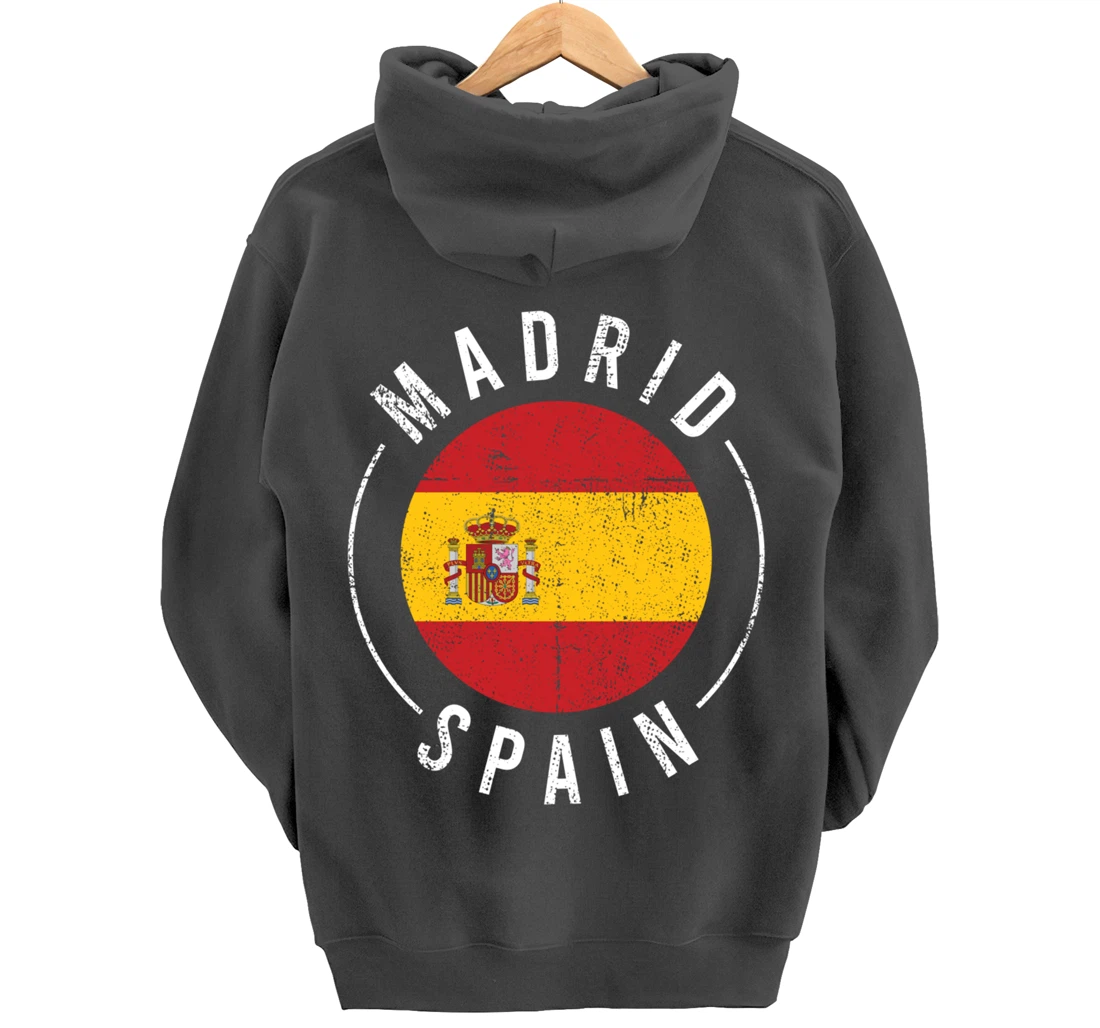 Madrid Spain - Spanish Heritage Europe Roots España Pullover Hoodie
