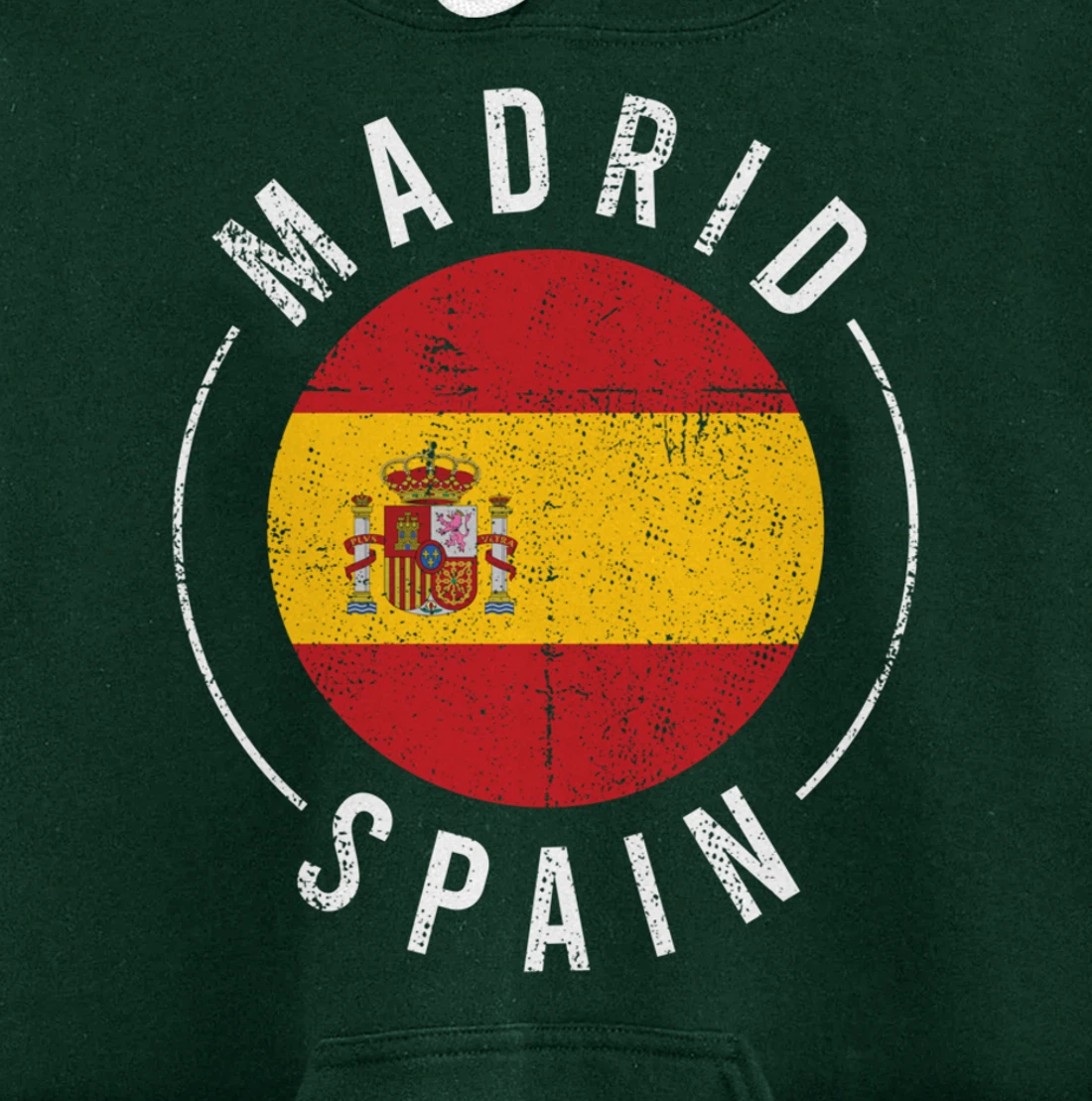Madrid Spain - Spanish Heritage Europe Roots España Pullover Hoodie