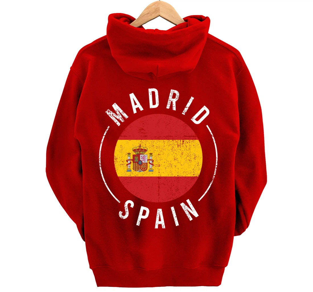 Madrid Spain - Spanish Heritage Europe Roots España Pullover Hoodie