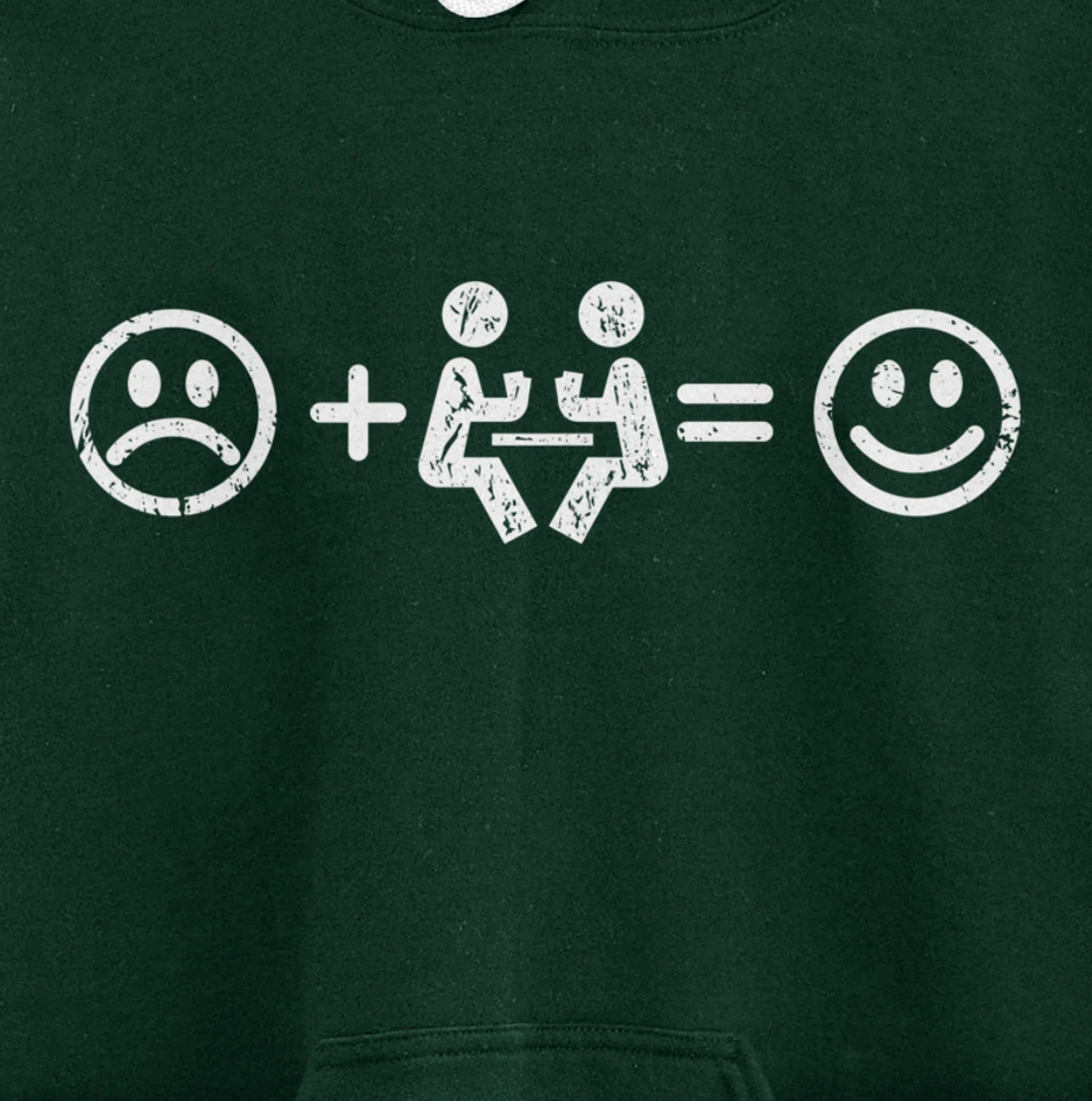 Poker Makes Happy Fun Gift Poker Player Card-Lover Men Women Pullover Hoodie