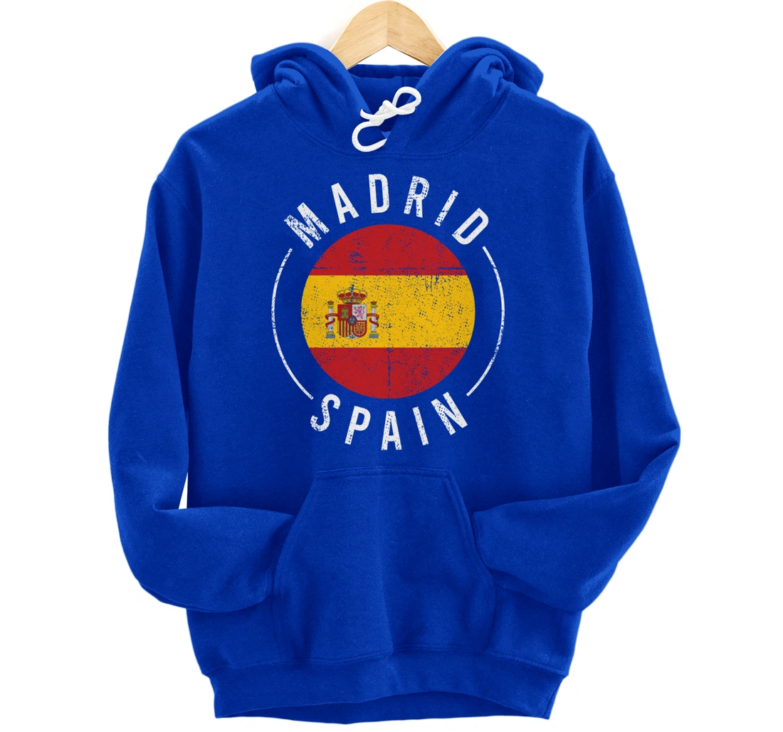 Madrid Spain - Spanish Heritage Europe Roots España Pullover Hoodie