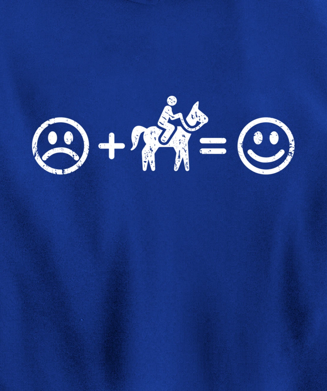 Horse-back Riding Makes Happy Equestrian Gift Horse Lover Pullover Hoodie