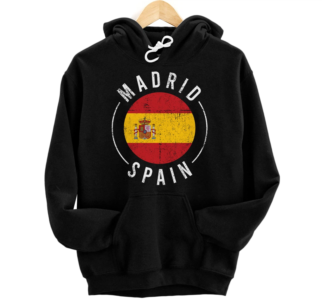 Madrid Spain - Spanish Heritage Europe Roots España Pullover Hoodie