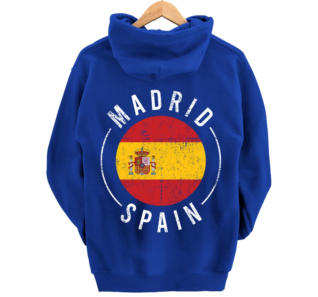 Madrid Spain - Spanish Heritage Europe Roots España Pullover Hoodie