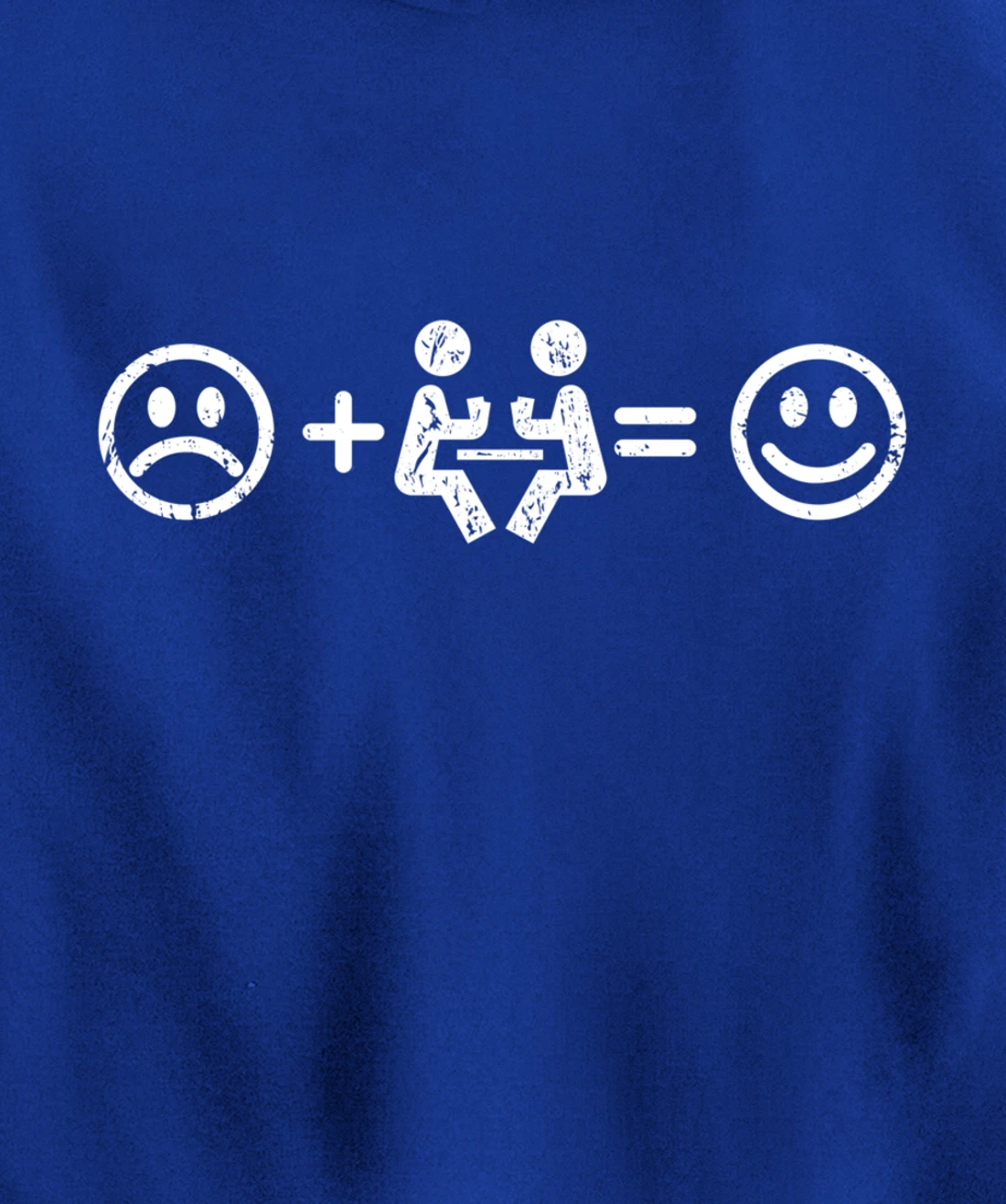 Poker Makes Happy Fun Gift Poker Player Card-Lover Men Women Pullover Hoodie