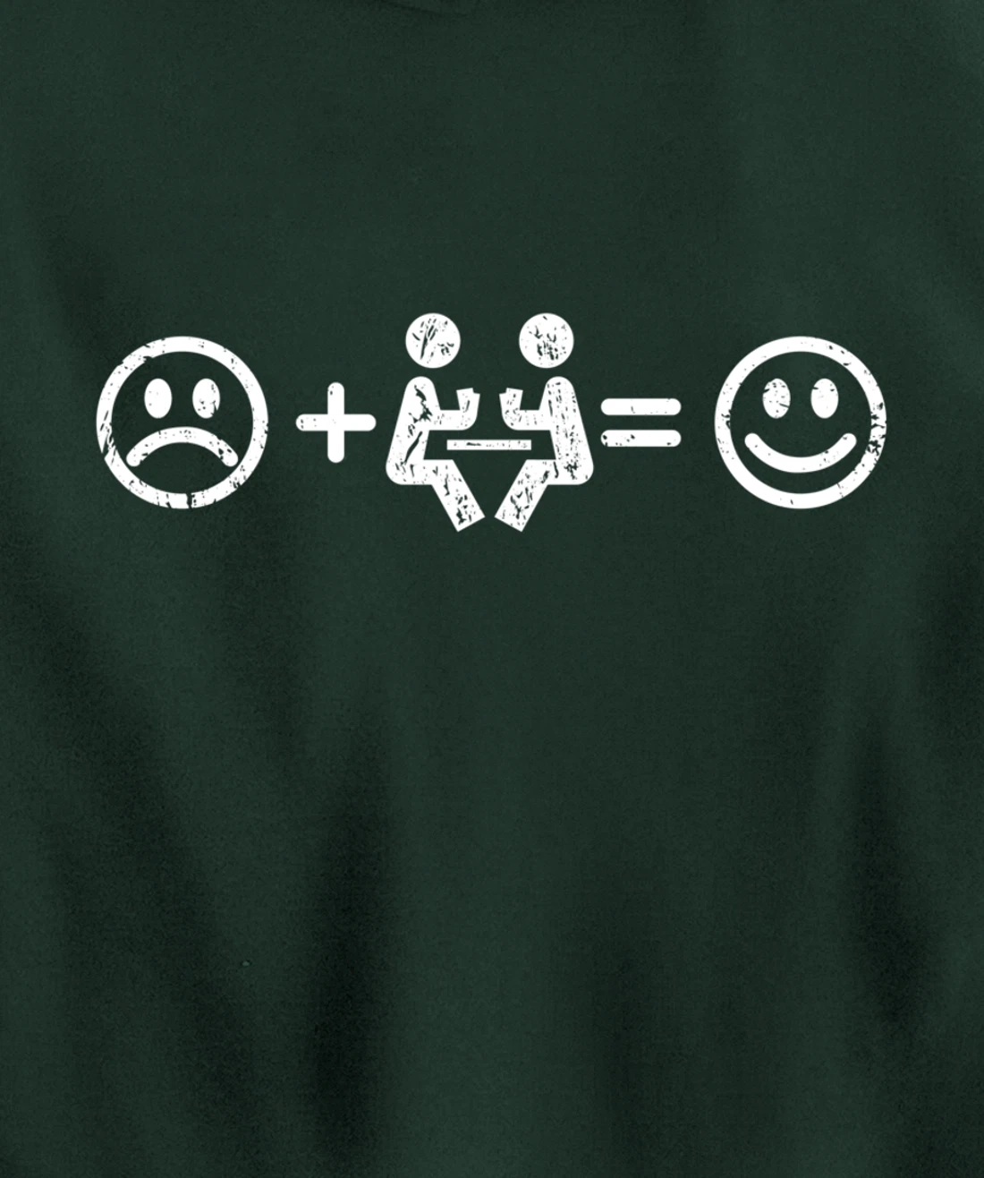 Poker Makes Happy Fun Gift Poker Player Card-Lover Men Women Pullover Hoodie