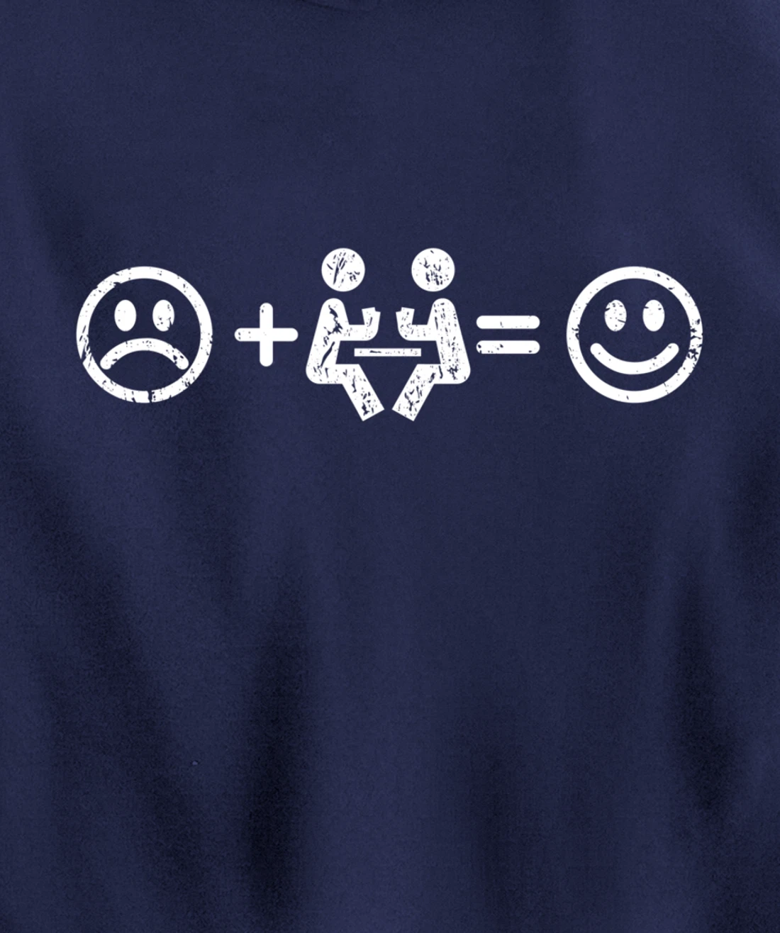 Poker Makes Happy Fun Gift Poker Player Card-Lover Men Women Pullover Hoodie