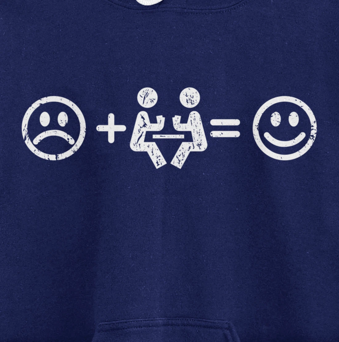 Poker Makes Happy Fun Gift Poker Player Card-Lover Men Women Pullover Hoodie