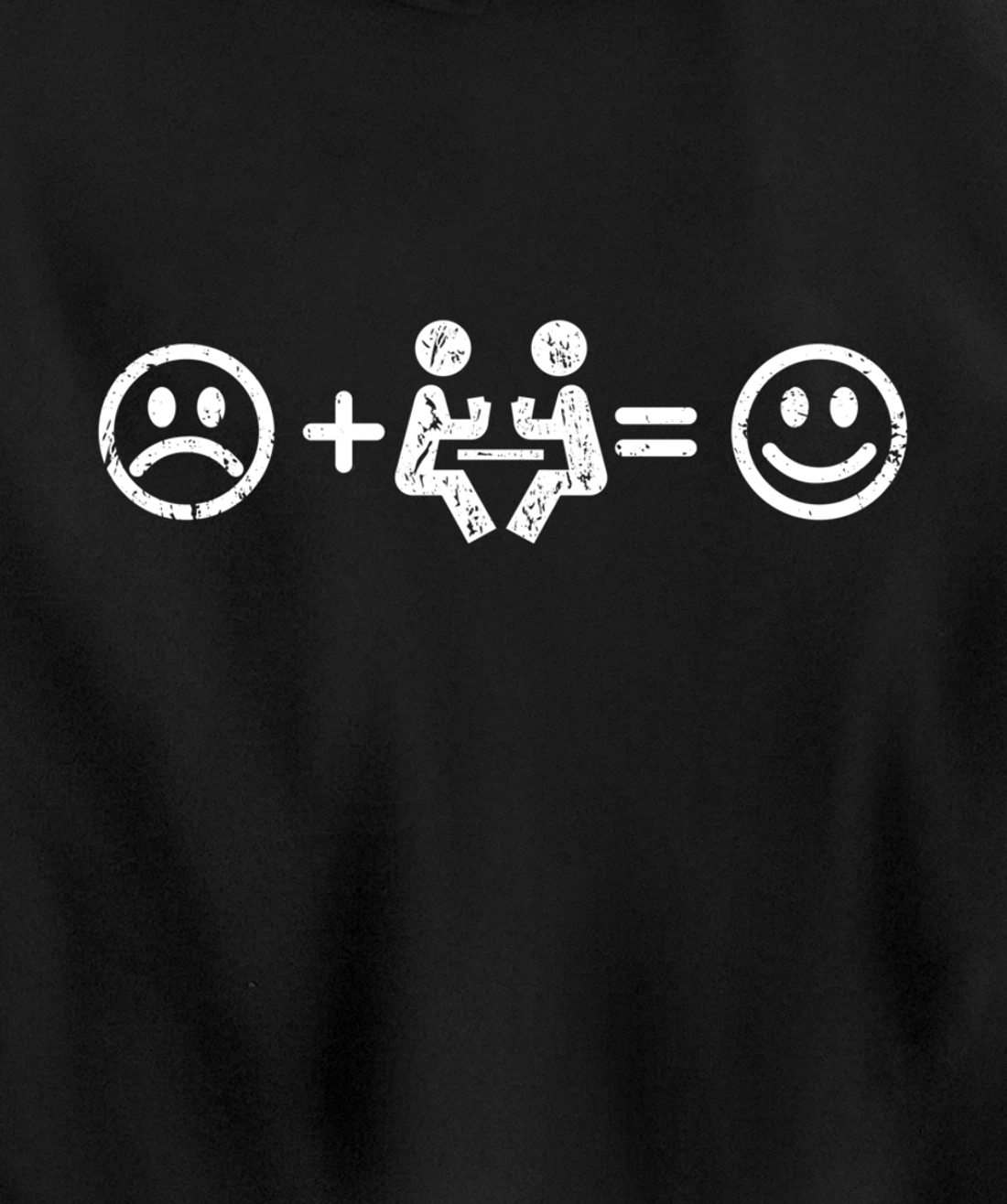 Poker Makes Happy Fun Gift Poker Player Card-Lover Men Women Pullover Hoodie