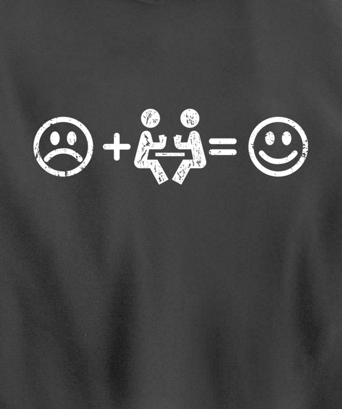 Poker Makes Happy Fun Gift Poker Player Card-Lover Men Women Pullover Hoodie