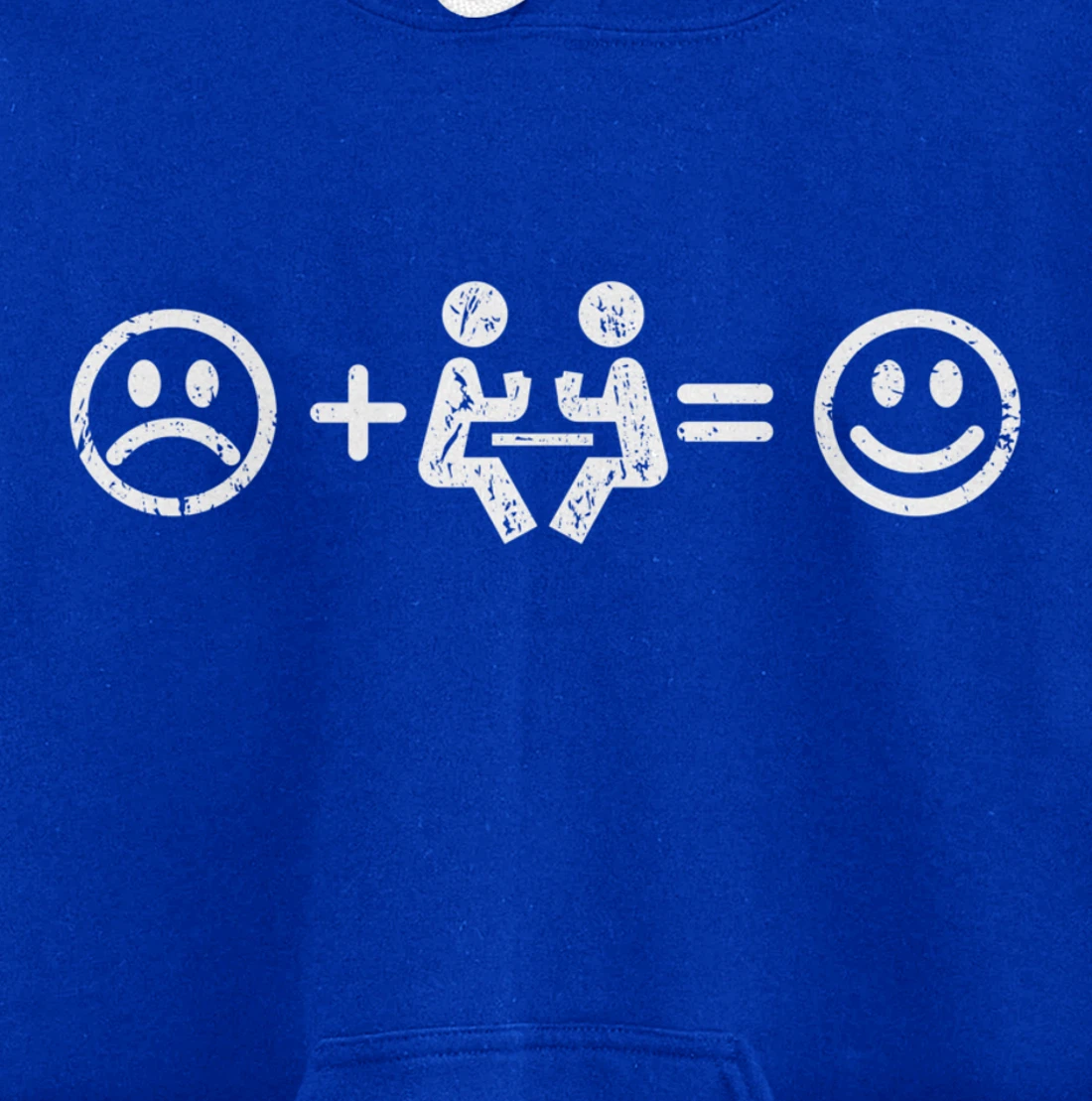 Poker Makes Happy Fun Gift Poker Player Card-Lover Men Women Pullover Hoodie