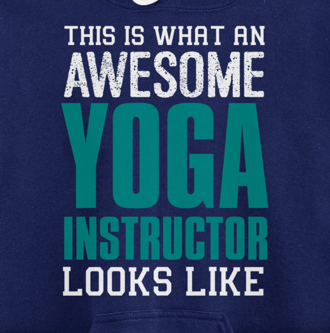 This is what an awesome Yoga Instructor Gift Yoga Teacher Pullover Hoodie