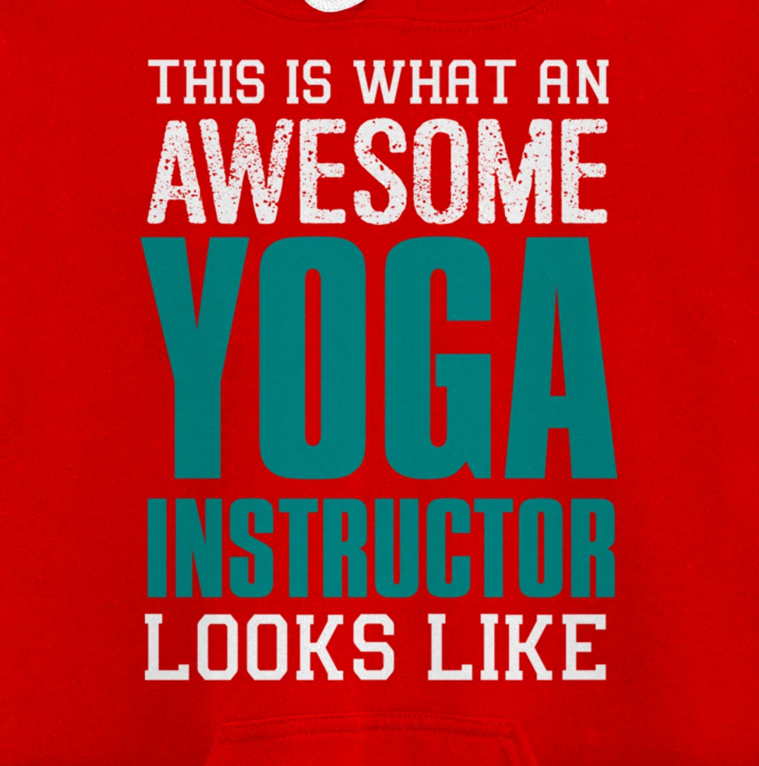 This is what an awesome Yoga Instructor Gift Yoga Teacher Pullover Hoodie