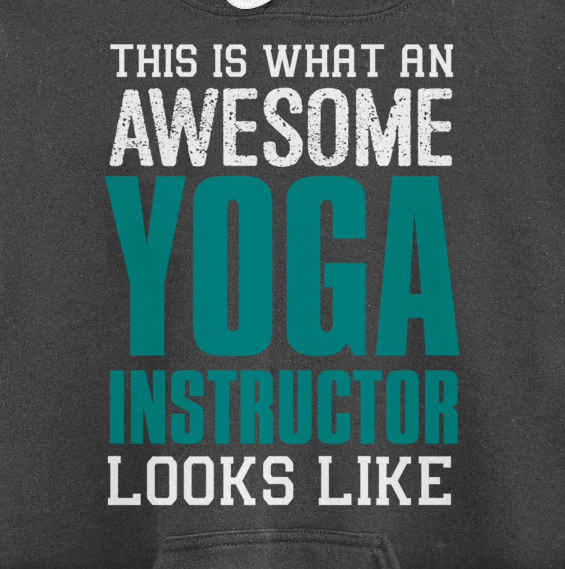 This is what an awesome Yoga Instructor Gift Yoga Teacher Pullover Hoodie