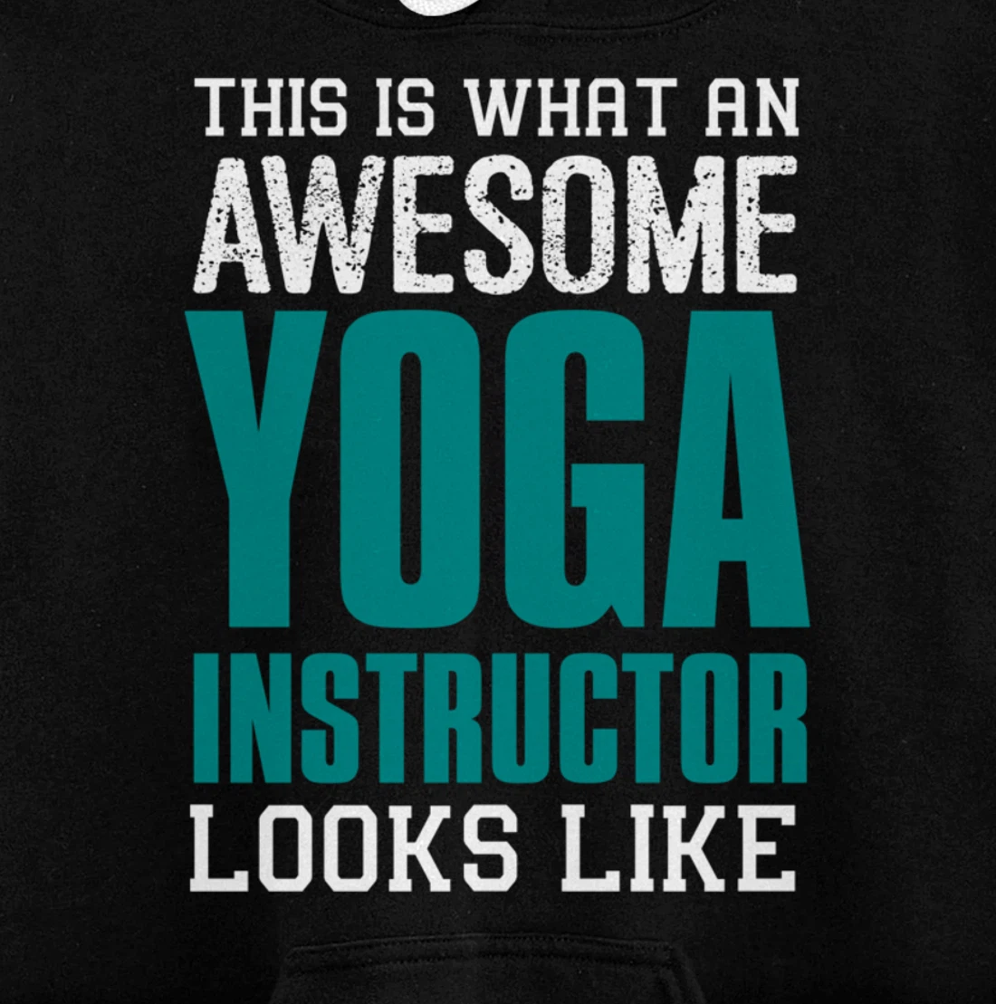 This is what an awesome Yoga Instructor Gift Yoga Teacher Pullover Hoodie