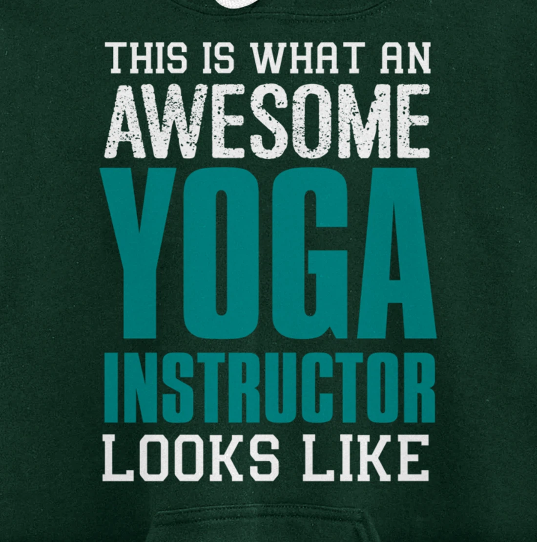 This is what an awesome Yoga Instructor Gift Yoga Teacher Pullover Hoodie