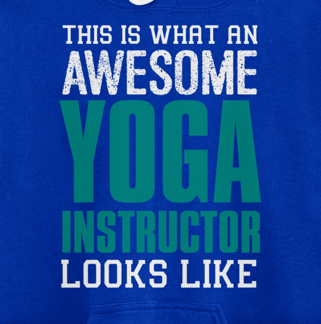 This is what an awesome Yoga Instructor Gift Yoga Teacher Pullover Hoodie
