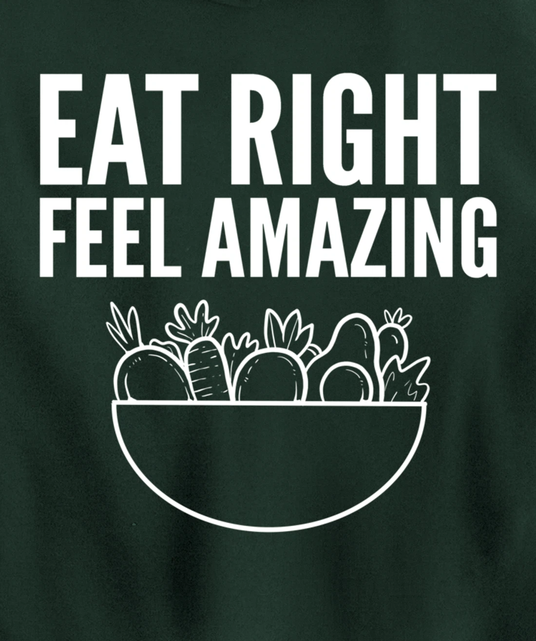 Feel amazing and health Conscious Pullover Hoodie