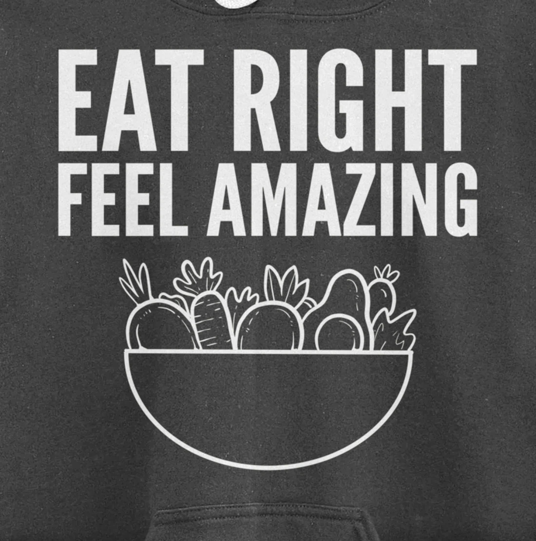 Feel amazing and health Conscious Pullover Hoodie