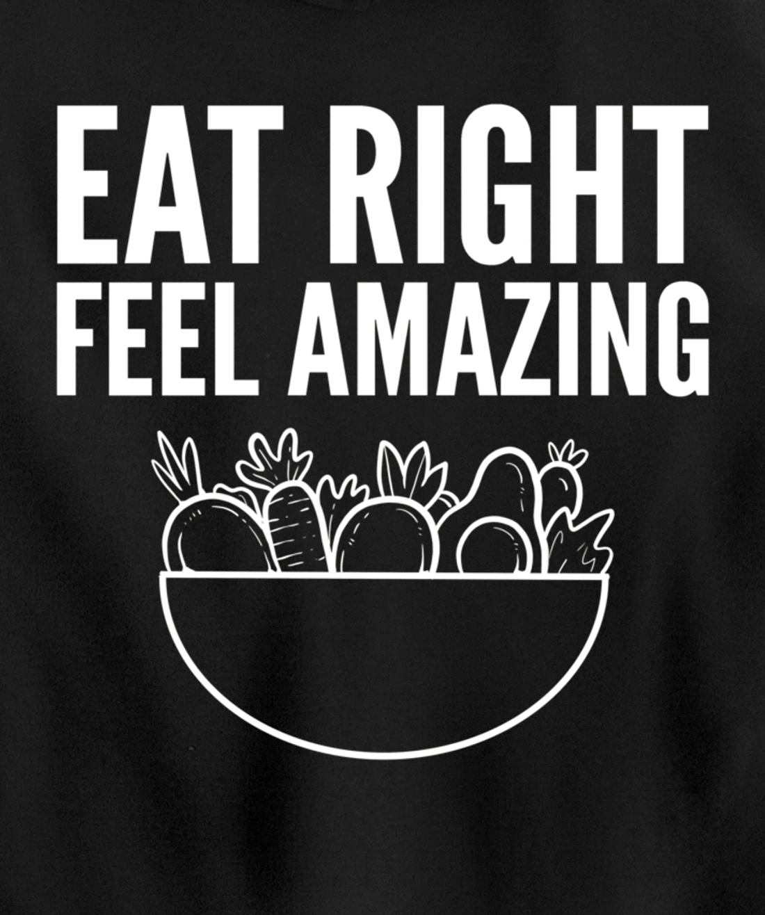 Feel amazing and health Conscious Pullover Hoodie