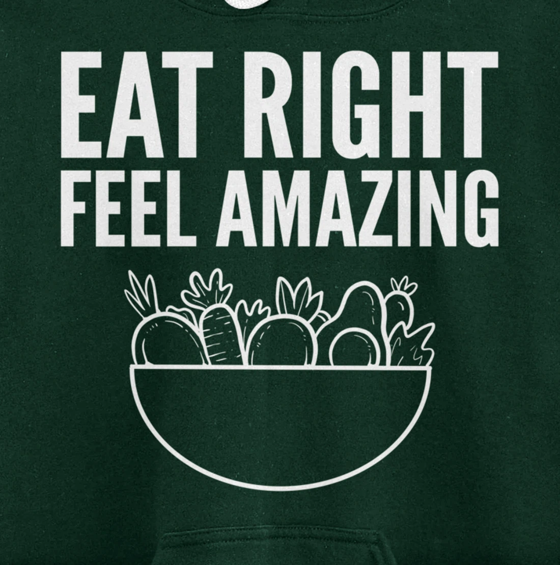 Feel amazing and health Conscious Pullover Hoodie