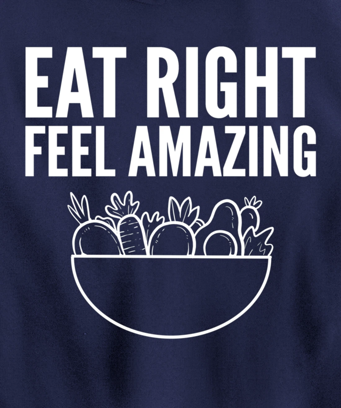 Feel amazing and health Conscious Pullover Hoodie