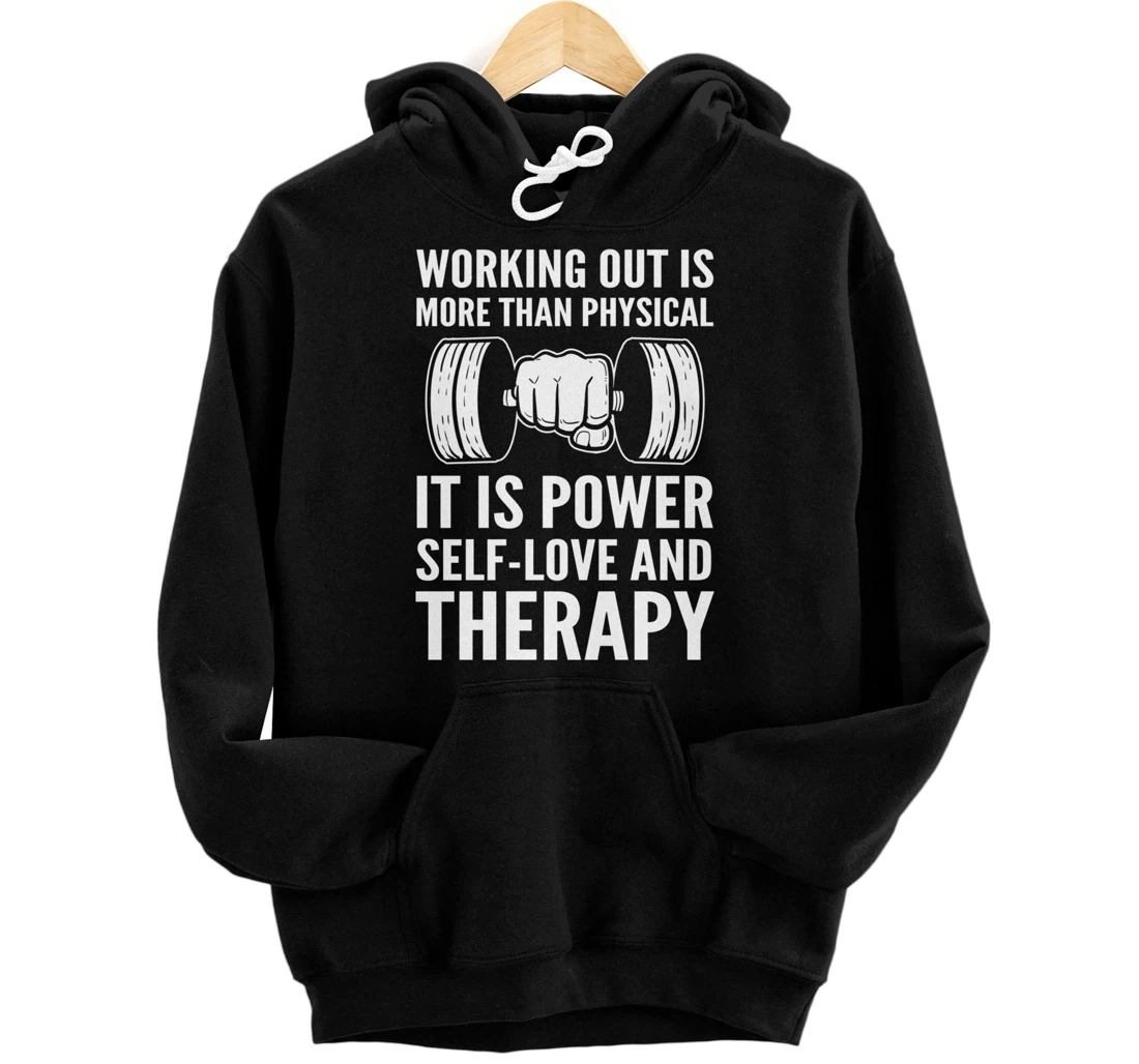 More than physical Motivated and Strict Pullover Hoodie