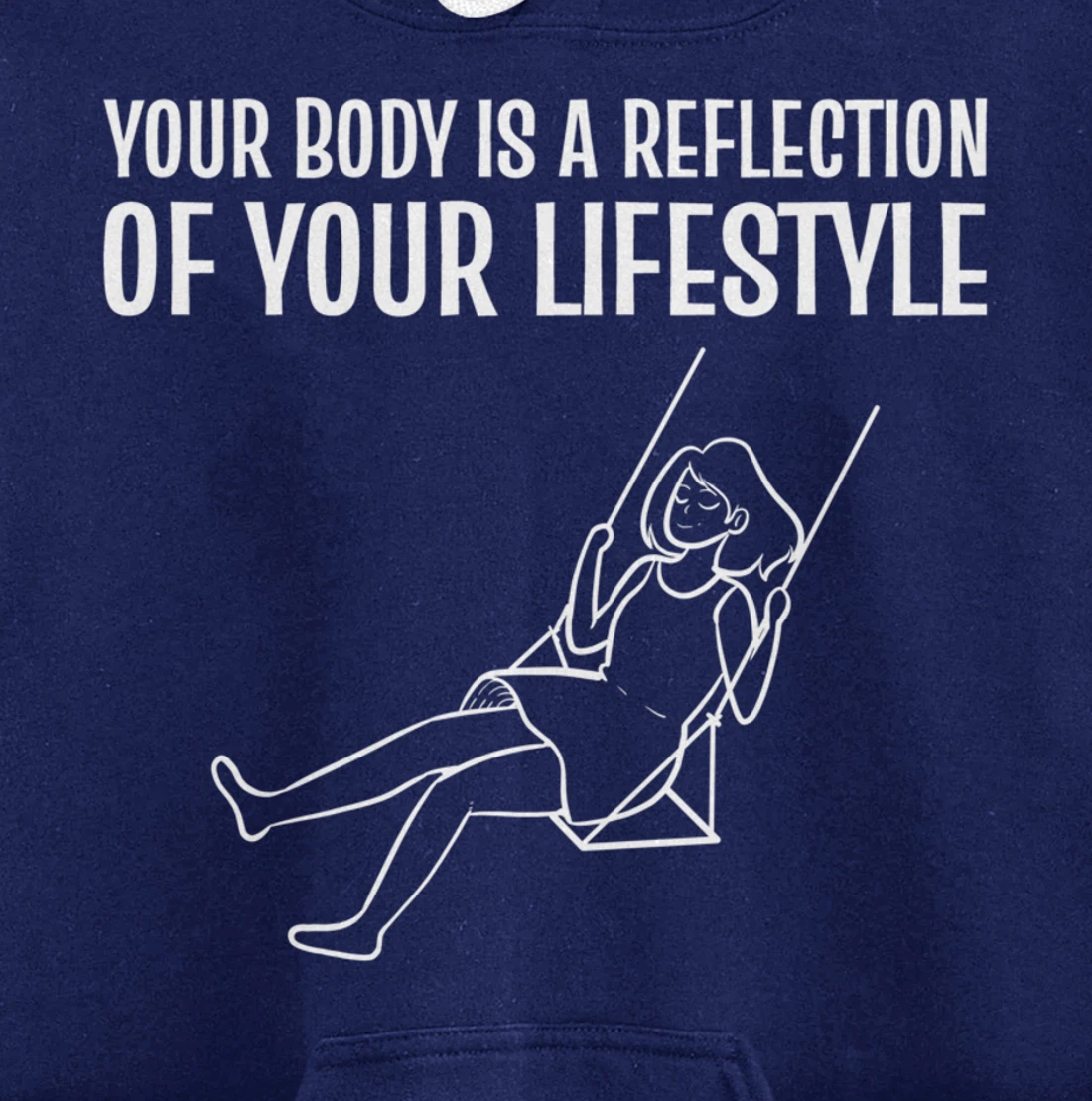 Reflection of lifestyle Happy Person Pullover Hoodie