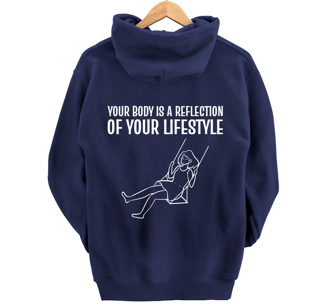 Reflection of lifestyle Happy Person Pullover Hoodie