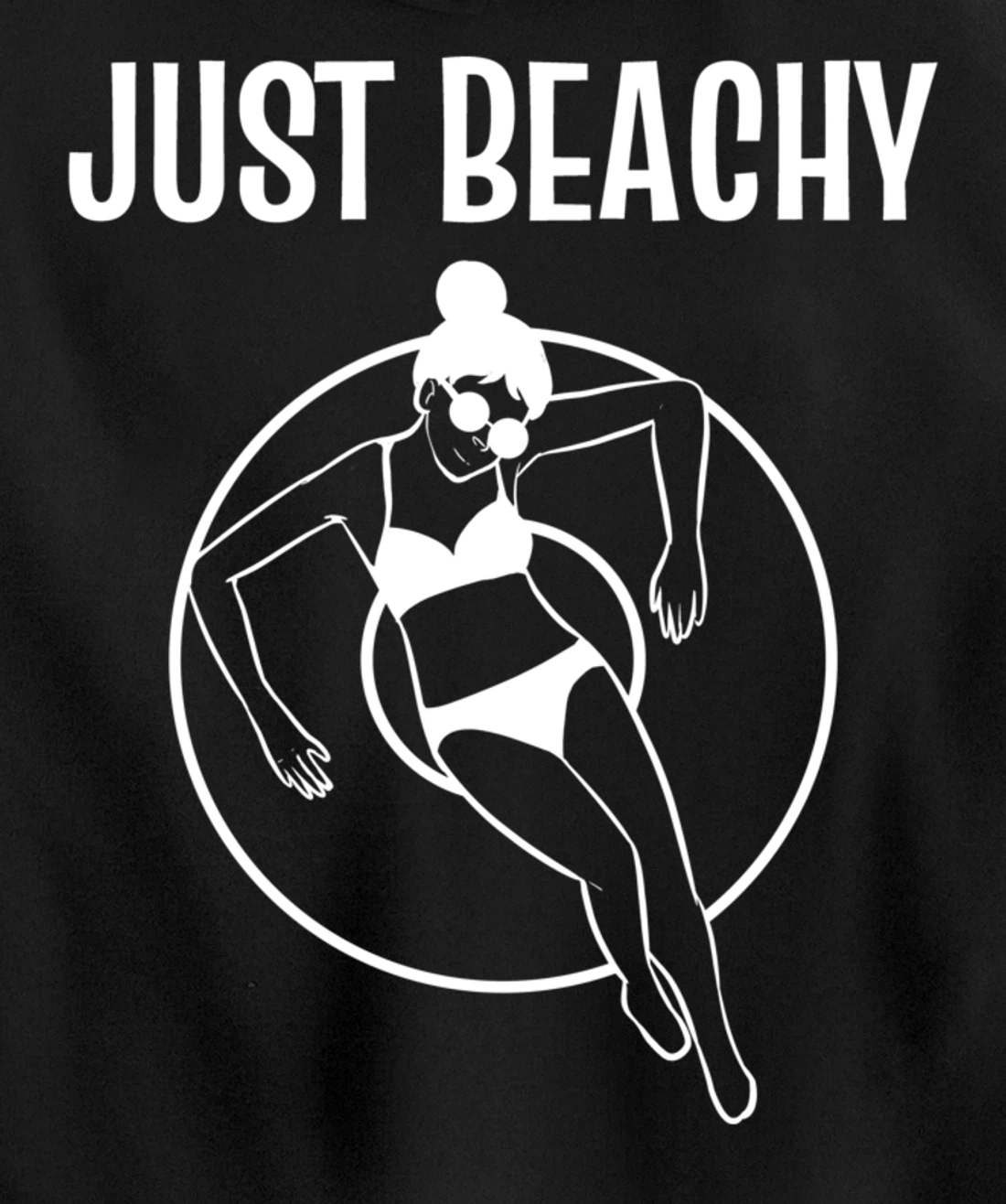 Just Beachy Easy Going Person Pullover Hoodie