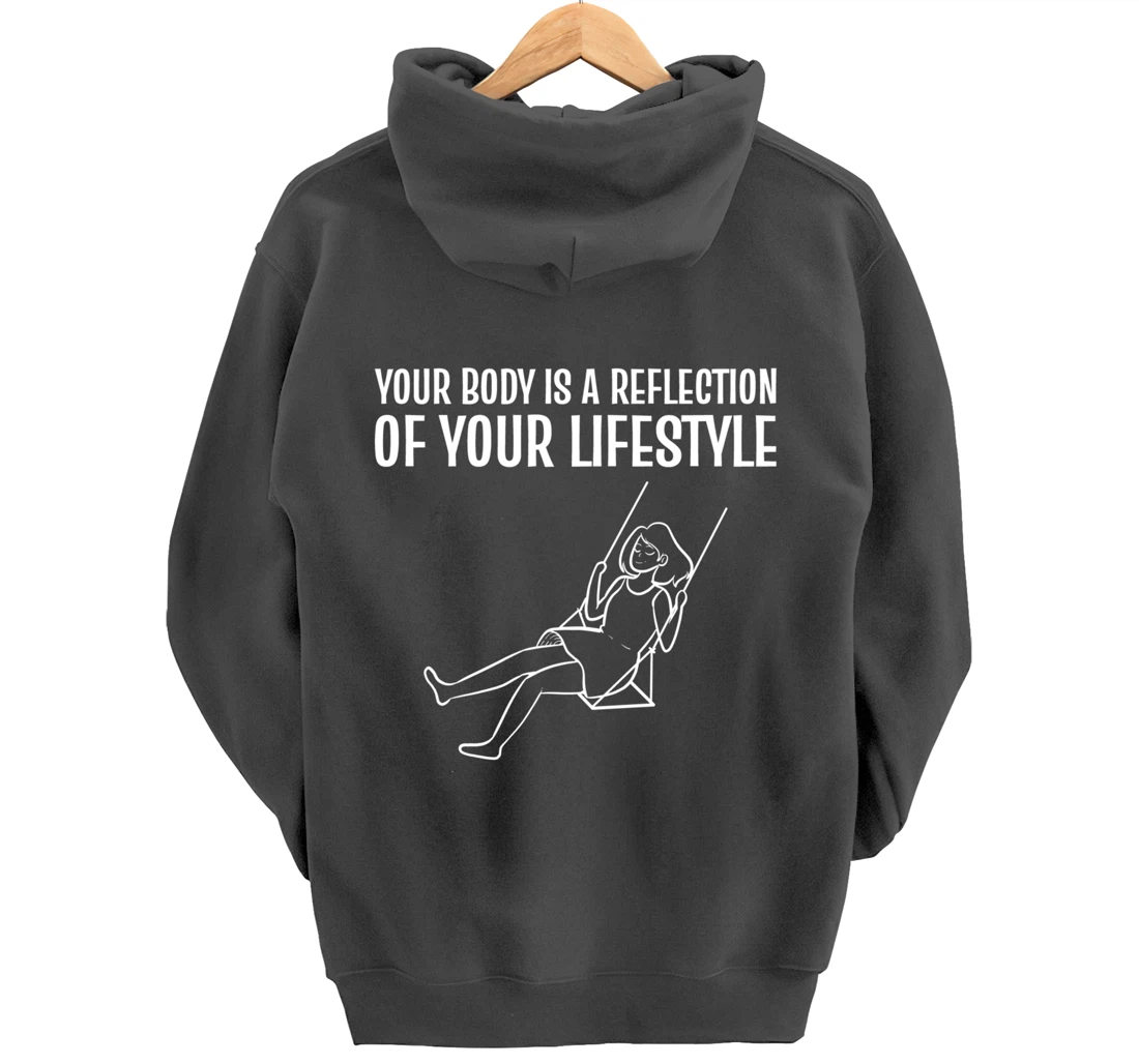 Reflection of lifestyle Happy Person Pullover Hoodie