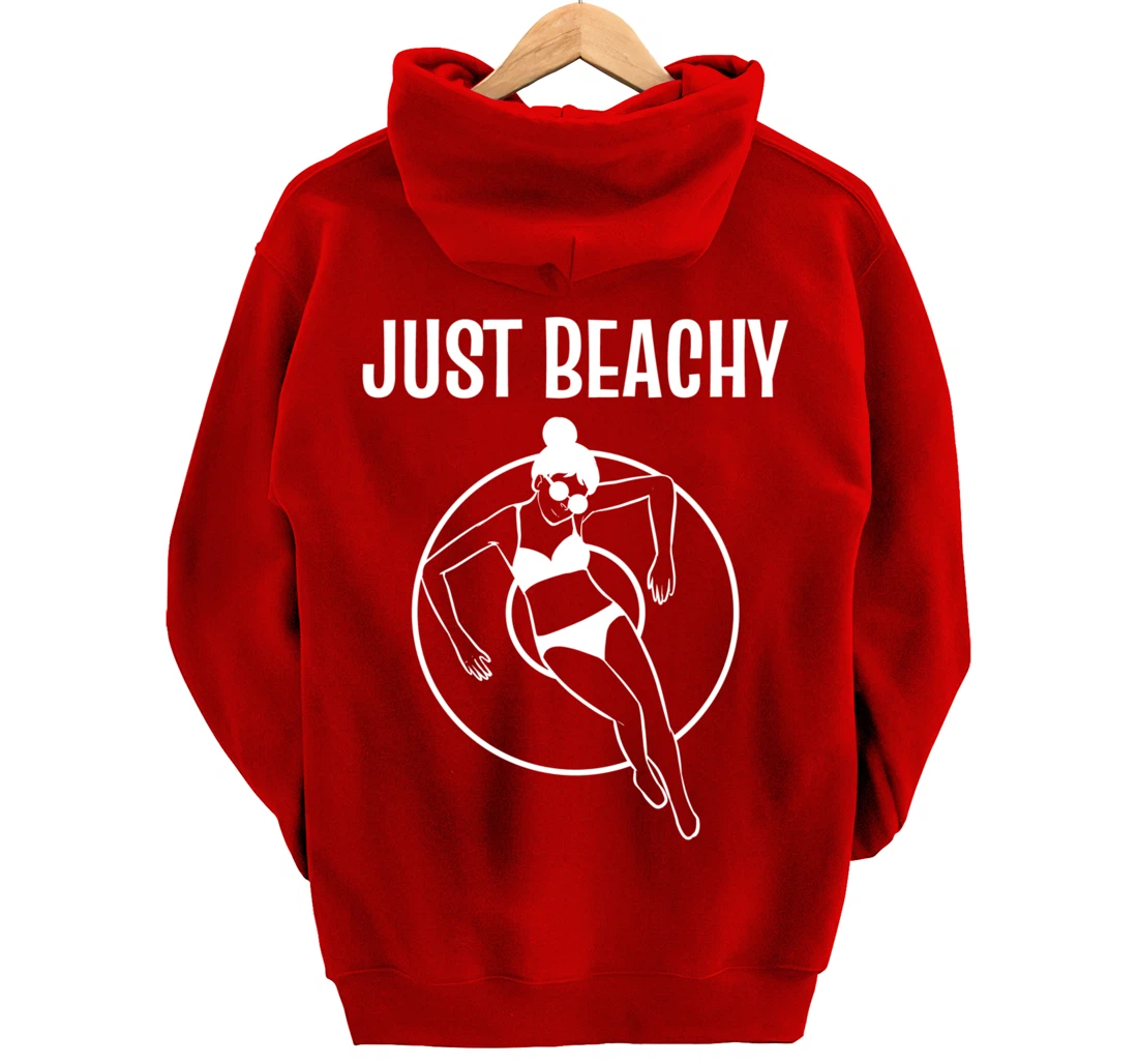 Just Beachy Easy Going Person Pullover Hoodie