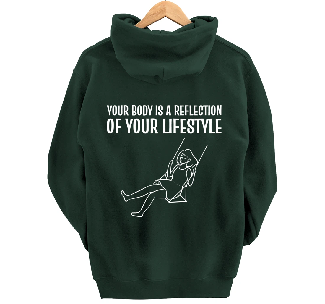 Reflection of lifestyle Happy Person Pullover Hoodie