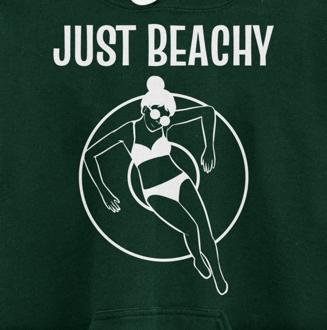 Just Beachy Easy Going Person Pullover Hoodie